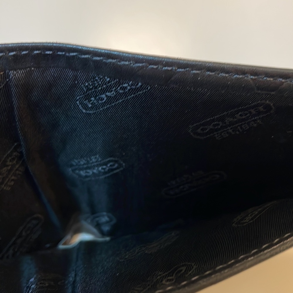Coach leather bifold wallet - Picture 5 of 7
